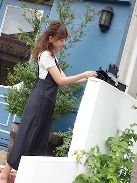 「Language（ランゲージ）のアイテム（ワンピース/ドレス）」を使った、西川 瑞希さん（レディース・157cm）の秋コーディネート