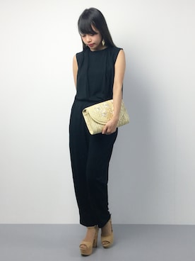 「FREE'S MART（フリーズマート）のアイテム（つなぎ/オールインワン）」を使った、erikoさん（レディース・152cm）の夏コーディネート