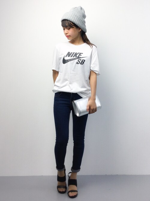 Eriko Zozotown Nikeのtシャツ カットソーを使ったコーディネート Wear
