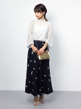 「ILIMA（イリマ）のアイテム（サンダル）」を使った、erikoさん（レディース・152cm）の夏コーディネート