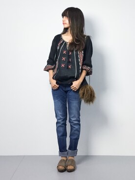 erikoさん（レディース・152cm）の秋コーディネート