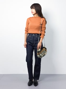 erikoさん（レディース・152cm）の秋コーディネート