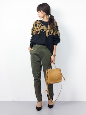 erikoさん（レディース・152cm）の秋コーディネート