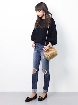 erikoさん（レディース・152cm）の秋コーディネート