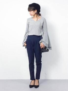 erikoさん（レディース・152cm）の秋コーディネート