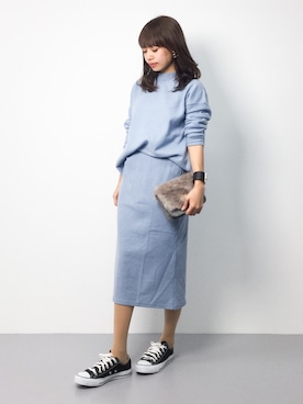 erikoさん（レディース・152cm）の冬コーディネート