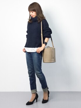 erikoさん(レディース・152cm)の冬コーディネート