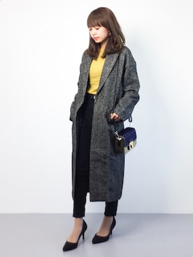 erikoさん（レディース・152cm）の冬コーディネート