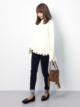 erikoさん（レディース・152cm）の冬コーディネート