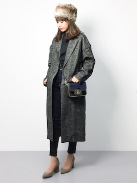 erikoさん（レディース・152cm）の冬コーディネート