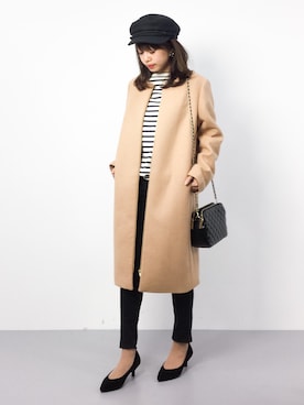 erikoさん（レディース・152cm）の冬コーディネート