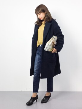 erikoさん（レディース・152cm）の冬コーディネート