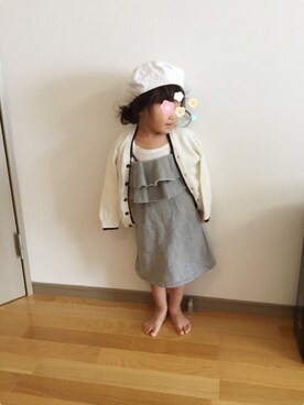 「Little deicy（リトルデイシー）のアイテム」を使った、cherryさん（キッズ・90cm）の夏コーディネート