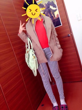 「Lily Brown」｜「アイテム（マウンテンパーカー）」を使った、Lockdown的小女佣さん（レディース・164cm）の春コーディネート