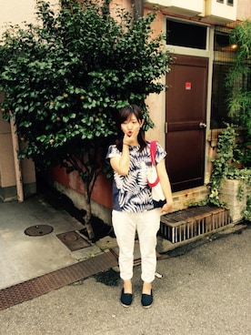 「SEVENDAYS=SUNDAY（セブンデイズサンデイ）のアイテム（その他シューズ）」を使った、あーるこさん（レディース・162cm）の夏コーディネート