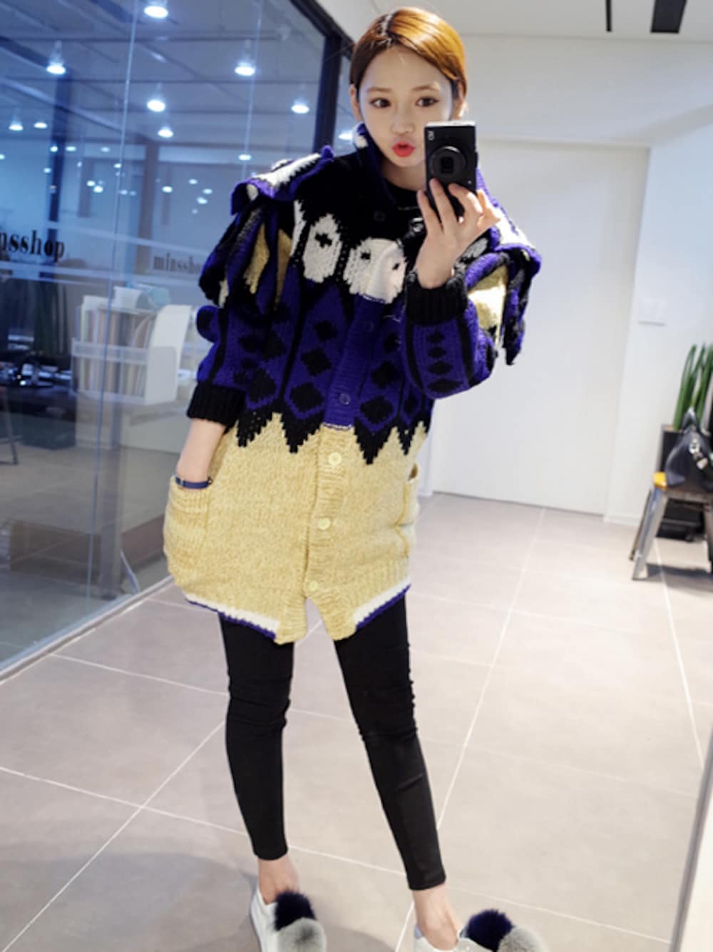 minsshopさんの「(あったか♥)エクセレントピッチレギンス(5-color)（minsshop）」を使ったコーディネートの1枚目の写真