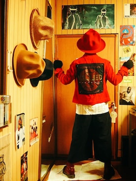 「SABOTAGE（サボタージュ）のアイテム」を使った、MUNEMASAさん（メンズ・160cm）の秋コーディネート