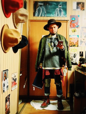 MUNEMASAさん（メンズ・160cm）の秋コーディネート