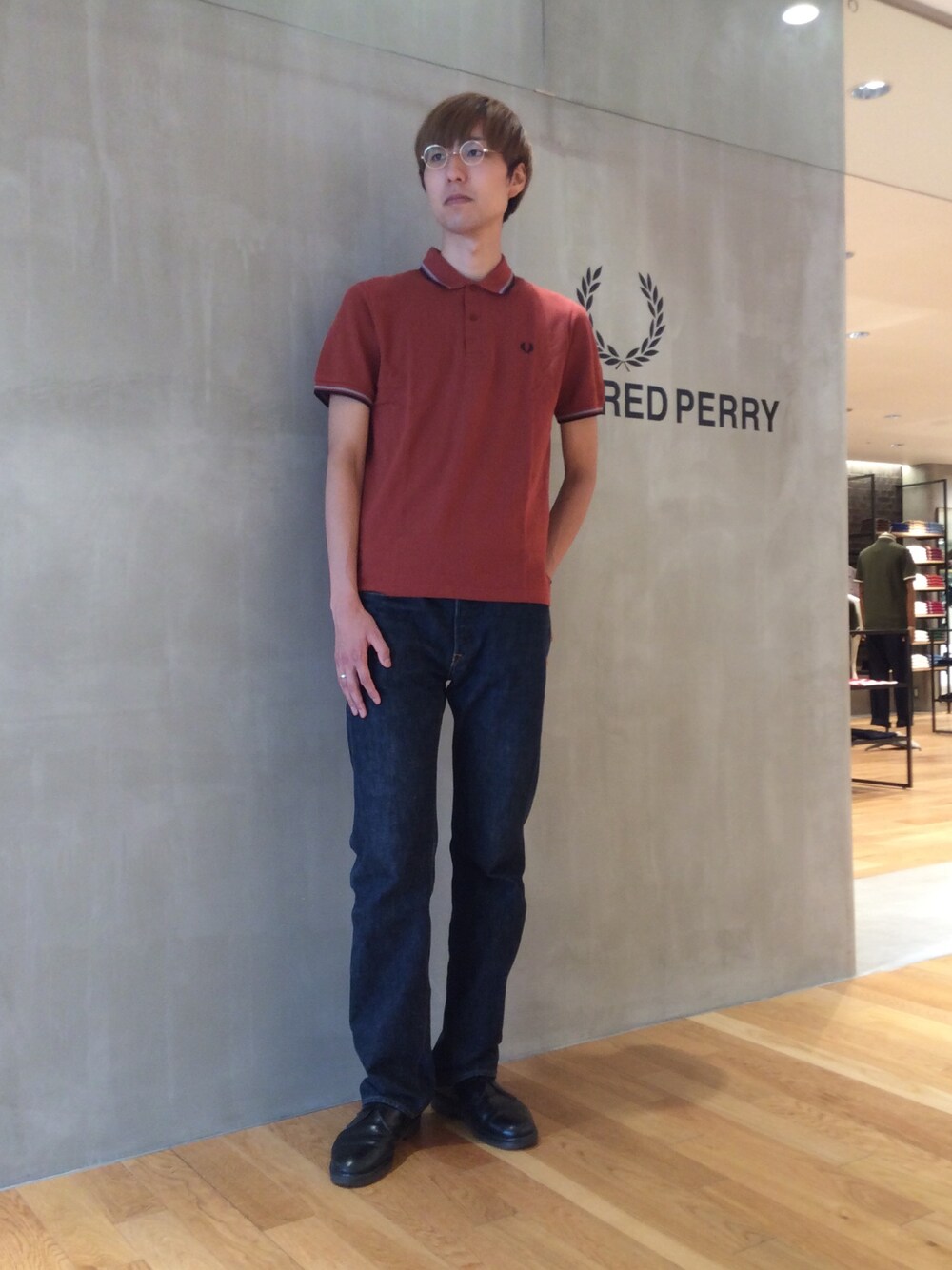 yashiyuさんの「The Original Fred Perry Shirt - M12 (Made in England)（FRED PERRY）」を使ったコーディネート