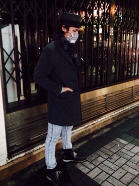 「PHENOMENON（フェノメノン）のアイテム（アクセサリー）」を使った、リッキーさん（メンズ・175cm）の秋コーディネート