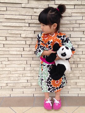 碧pandaさん(キッズ・90cm)の夏コーディネート