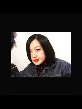 「red」｜「アイテム（口紅/リップティント/グロス）」を使った、seinaさん（レディース・158cm）の秋コーディネート