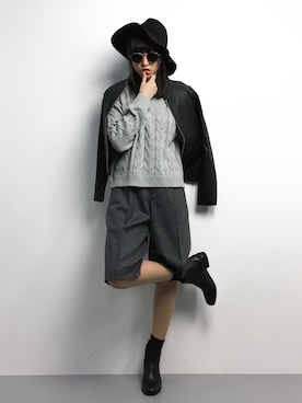 Mirei❤︎さん（レディース・162cm）の冬コーディネート