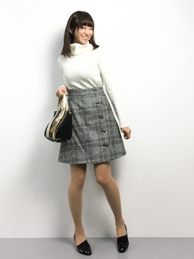 「お姉さん」｜Mirei❤︎さん（レディース・162cm）の冬コーディネート