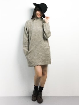 Mirei❤︎さん（レディース・162cm）の冬コーディネート