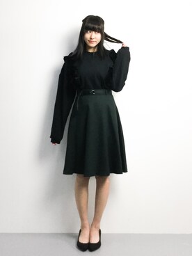 Mirei❤︎さん（レディース・162cm）の冬コーディネート