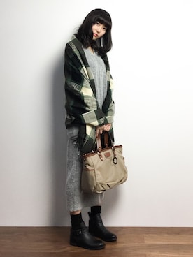 Mirei❤︎さん（レディース・162cm）の冬コーディネート