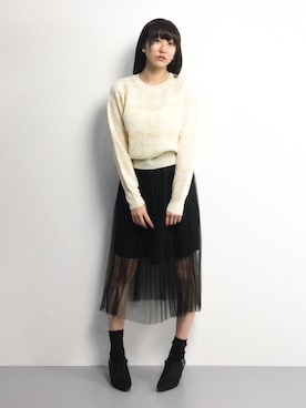 Mirei❤︎さん（レディース・162cm）の冬コーディネート