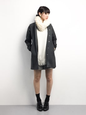 Mirei❤︎さん（レディース・162cm）の冬コーディネート