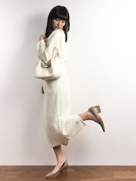 「STYLE DELI（スタイルデリ）のアイテム（ドレス）」を使った、Mirei❤︎さん（レディース・162cm）の冬コーディネート