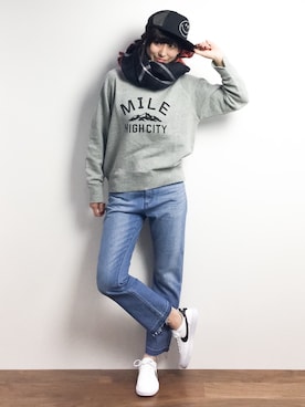 Mirei❤︎さん（レディース・162cm）の冬コーディネート