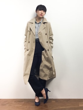 「LOWY（ロヴィ）のアイテム」を使った、Mirei❤︎さん（レディース・162cm）の冬コーディネート