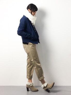 「PEACH JOHN（ピーチジョン）のアイテム」を使った、Mirei❤︎さん（レディース・162cm）の冬コーディネート