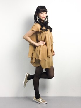 「YEVS（イーブス）のアイテム」を使った、Mirei❤︎さん（レディース・162cm）の冬コーディネート