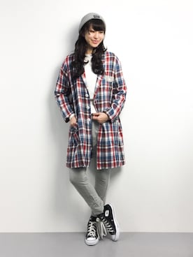 「Ne-net（ネネット）のアイテム（その他アウター）」を使った、Mirei❤︎さん（レディース・162cm）の冬コーディネート