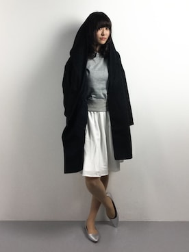 「VENCEEXCHANGE（ヴァンスエクスチェンジ）のアイテム（その他アウター）」を使った、Mirei❤︎さん（レディース・162cm）の冬コーディネート