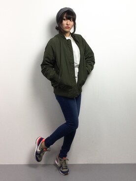 「YEVS（イーブス）のアイテム」を使った、Mirei❤︎さん（レディース・162cm）の冬コーディネート