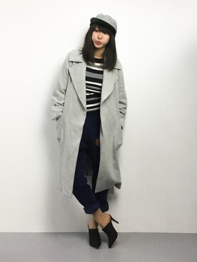 Mirei❤︎さん（レディース・162cm）の冬コーディネート