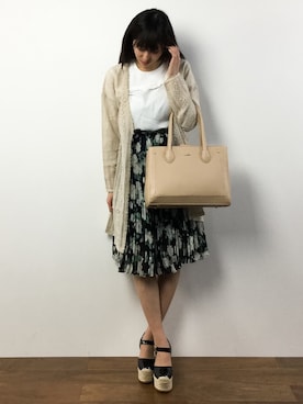 「SNIDEL（スナイデル）のアイテム（パンプス）」を使った、Mirei❤︎さん（レディース・162cm）の春コーディネート