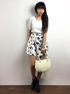 「EDIT COLOGNE（エディットコロン）のアイテム（トップス）」を使った、Mirei❤︎さん（レディース・162cm）の春コーディネート