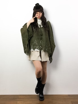 「L'EST ROSE（レストローズ）のアイテム（パンツ）」を使った、Mirei❤︎さん（レディース・162cm）の春コーディネート