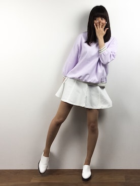 「abcdevol（エービーシーディーイーボル）のアイテム」を使った、Mirei❤︎さん（レディース・162cm）の春コーディネート