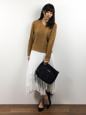 Mirei❤︎さん（レディース・162cm）の春コーディネート