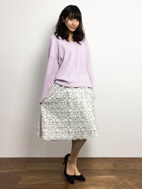 Mirei❤︎さん（レディース・162cm）の春コーディネート