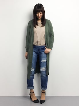 Mirei❤︎さん（レディース・162cm）の春コーディネート