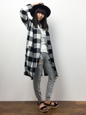 「Factor=（ファクターイコール）のアイテム（ジャケット/アウター）」を使った、Mirei❤︎さん（レディース・162cm）の春コーディネート